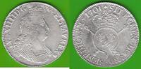 Frankreich Ecu aux insignes Louis XIV. 1643-1715, Sonnenkönig, selten in dieser Qualität -