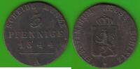 Reuss jüngerer Linie zu Schlei 3 Pfennige Heinrich LXII. 1818-1854 -