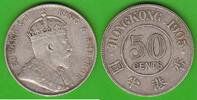 Hong Kong 50 Cents Edward VII. 1901-1910 -