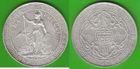 Großbritannien Trade Dollar Edward VII. 1901-1910, Bombay, hübsch -