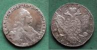 Russland Rubel Katharina II. 1762-1796, hübsch -