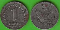 Geplantes Königreich Polen 1 Fenig 1918 ss-vz, kleine Eisenoxid-Flecken 7,49 EUR  zzgl. 2,00 EUR Versand