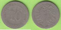 Kaiserreich 10 Pfennig seltener Jahrgang -