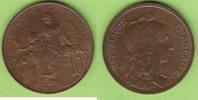 Frankreich 10 Centimes 1921 seltener Jahrgang, hübsch vz 78,00 EUR  zzgl. 4,00 EUR Versand