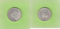 Drittes Reich 5 Reichsmark Hindenburg, hübsch