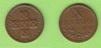 Portugal 10 Centavos seltener Jahrgang -