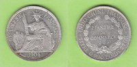 Französisch-Indochina Piastre de Commerce hübsch
