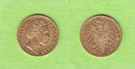 Bayern 10 Mark GOLD, Ludwig II, hübsch