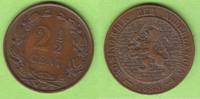 Niederlande 2 1/2 Cent seltener Jahrgang