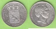 Niederlande 1/2 Gulden hübsch