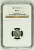 Straits Settlements 5 Cents Victoria 1837-1901, sehr hübsch -