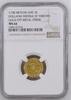 Holland Goldabschlag von Bezemstuiver (1/2 Dukat) GOLD, toll erhalten -