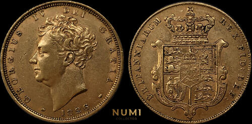 Great Britain 1 Sovereign 1826 George IV
