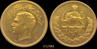 IRAN 5 PAHLAVI GOLD 1960 unz