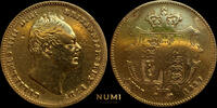 1/2 Sovereign 1837 Great Britain William IV 