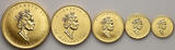 Canada Set 5 - 50 Dollars 2001 Elizabeth II, Maple Leaf, Viking Privy Mark, 1/20 - 1 oz STGL