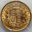 Great Britain Sovereign 1872 Victoria, Shield type, Die #108 MS64