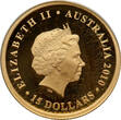 Australia 15 Dollars 2010-P Perth mint, $15 Koala Gold PCGS PR69DCAM