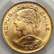 Chile 100 Pesos 1960-So Santiago mint PCGS MS66