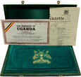 Uganda 2-1000 Shillings 1969 Pope Paul VI in Africa, Set of gold and silver coins PP-