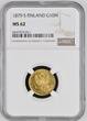 Finland 10 Markkaa 1879 S NGC MS 62