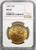 USA 20 Dollars 1904 Philadelphia, $20 Liberty, Double Eagle NGC MS65 4250,00 EUR  zzgl. 25,00 EUR Versand