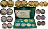 Uganda 2-1000 Shillings 1969 Pope Paul VI in Africa, Set of gold and sil... 25500,00 EUR  zzgl. 25,00 EUR Versand