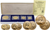 Great Britain, Isle of Man Set of 4 gold coins 1/2-5 Pounds / Sovereigns 1977 PP