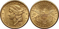USA Carson City, $20 Liberty Head 20 Dollars 1873-CC VZ
