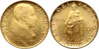 Vatican 100 Lire 1955 Pope Pius XII FSTGL 1150,00 EUR  zzgl. 25,00 EUR Versand