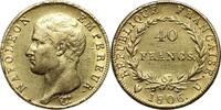 France 40 Francs 1806-U Napoleon I, Turin SS+ 1600,00 EUR  zzgl. 25,00 EUR Versand