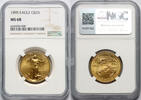 USA 25 Dollars 1995 G$25, Gold Eagle, 1/2 oz, Scarce date NGC MS 68 2700,00 EUR  zzgl. 25,00 EUR Versand