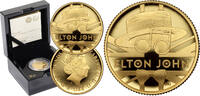 Great Britain 25 Pounds 2020 Elton John Proof 1/4 oz PP