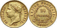 France Napoleon I, Bordeaux 20 Francs 1811-K SS+