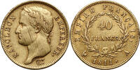 France Napoleon I, Paris 40 Francs 1811-A SS+