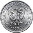POLAND 20 Groszy 1972 MINT ERROR