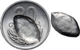 POLAND 20 Groszy 1972 MINT ERROR
