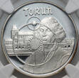 POLAND 5000 Zlotych 1989 MW Toruń NGC PF69 ULTRA CAMEO