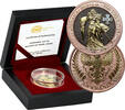 GERMANY 5 Mark Germania Mint, Mother of Pearl Cross -