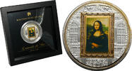 COOK ISLANDS 20 Dollars Masterpieces of Art, Mona Lisa -