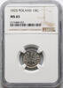 10 Groszy 1923 POLAND  NGC MS65