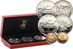 TURKEY 25.000.000 Lira and 2 x 3.000.000 Lira Set of 3 Coins, 75 Year of Peace, 7.21 g Au917 and 62.82 g Ag925 -