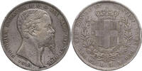 Sardinia (Italy) 5 Lire Vittorio Emanuel II, Anchor -