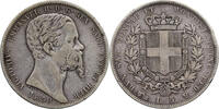 Sardinia (Italy) 5 Lire Vittorio Emanuel II, Anchor -