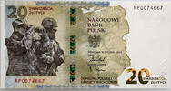 Poland 20 Złotych Set of 10 (TEN) Bank Notes, Protection of Polands's Eastern Border -