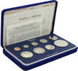 Malaysia 1 Sen - 25 Ringgit 9 Proof Coins Set, Coins of the Realm, Box + Protective Card -