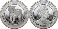 SAINT HELENA 1 Pound Elizabeth II, Cash India Wildlife: The Tiger -