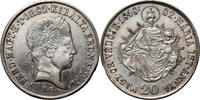 HUNGARY 20 Kreuzers Ferdinand V, War of Independence Coinage, Kremnica -