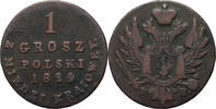 CONGRESS POLAND 1 Grosz Polski Warsaw -