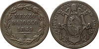 VATICAN CITY 1/2 Baiocco Pius IX -